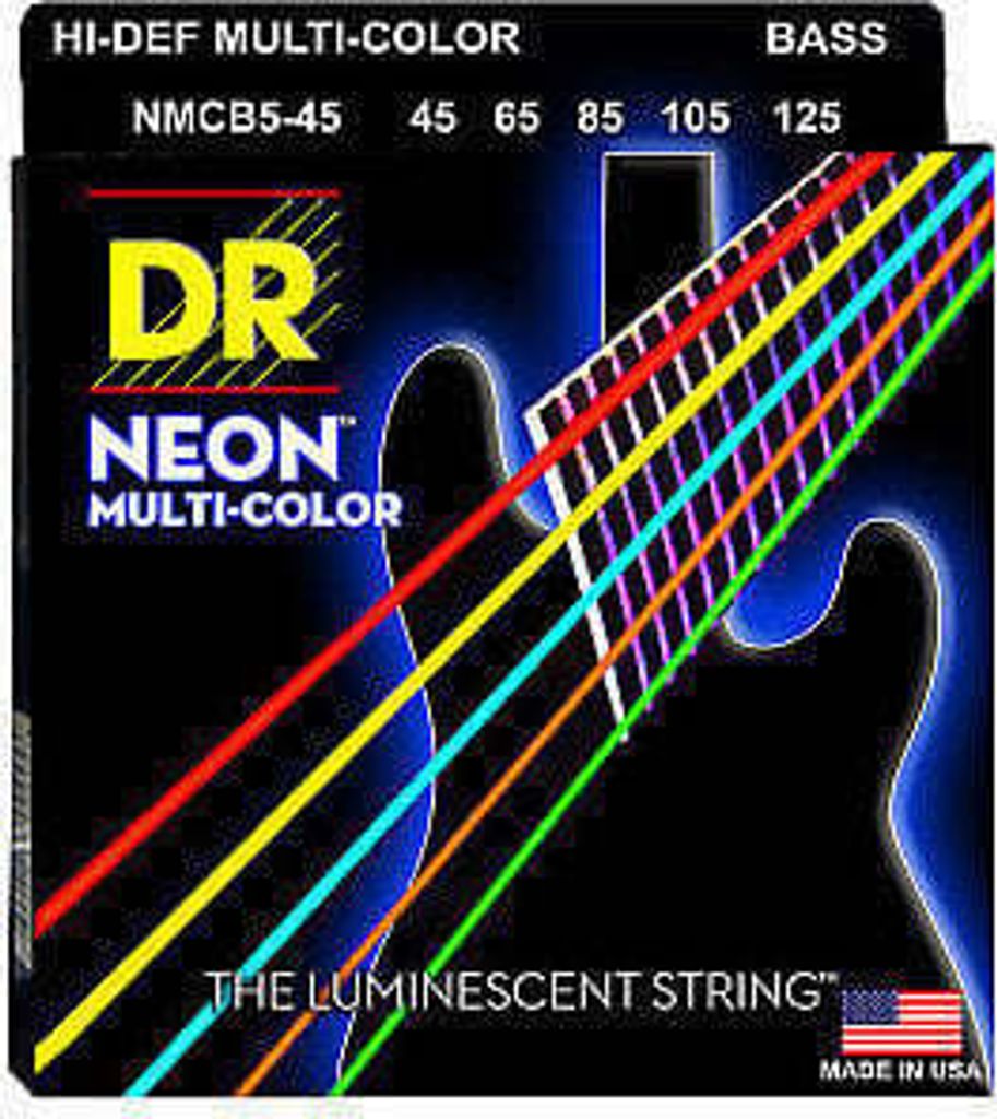 DR Strings MCB5-45 Saiten für 5-saitigen E-Bass, Saiten für 5-Saiter E-Bass