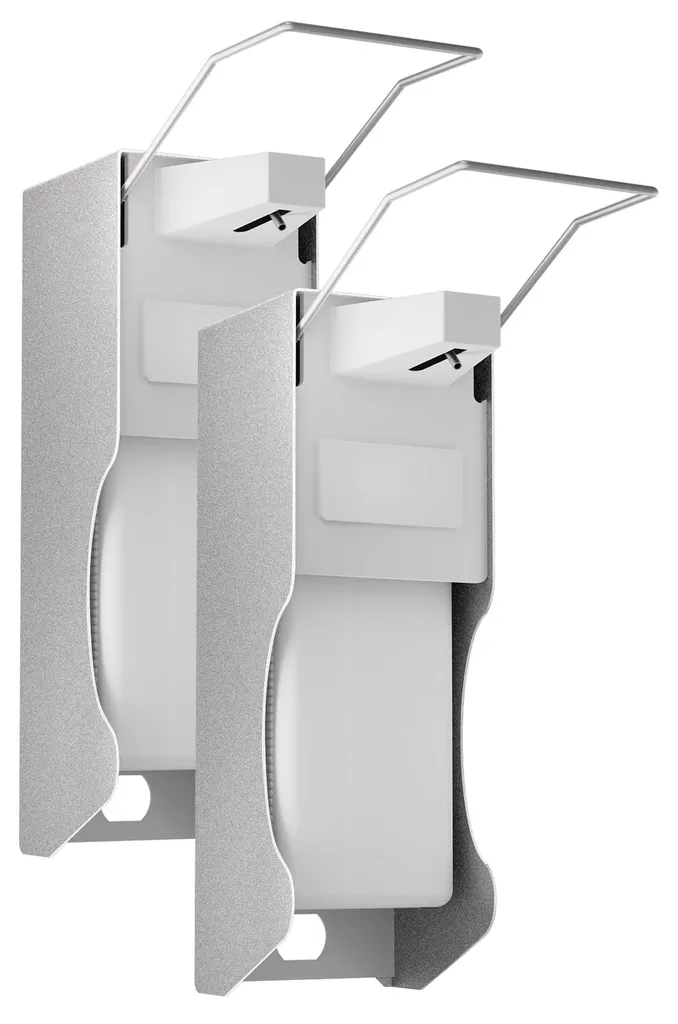 Distributeur savon mural anti-goutte pour sanitaires propres