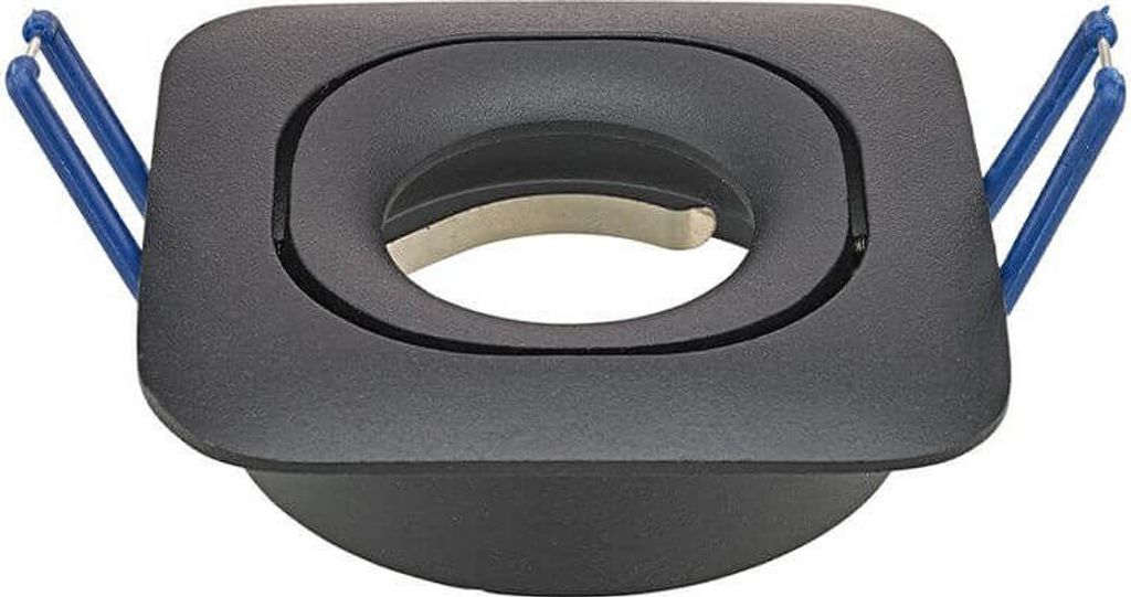 SIGOR Einbaustrahler Eckig 82mm schwarz Downlight schwenkbar