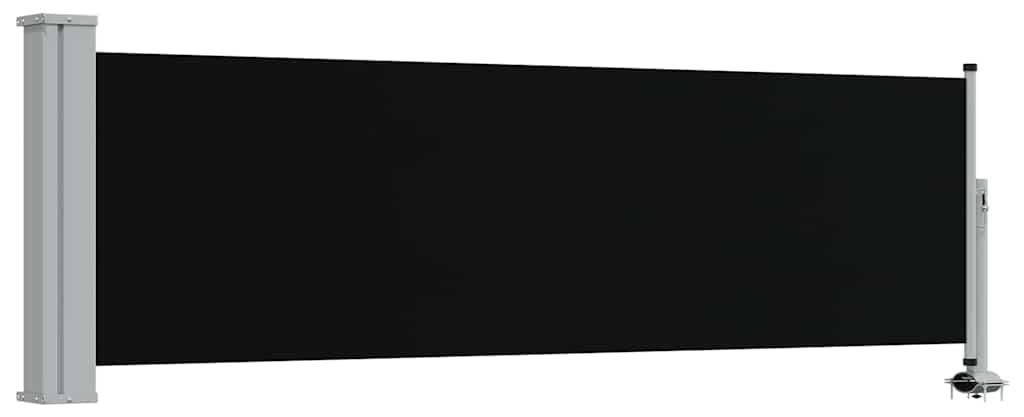 vidaXL Tenda laterale estensibile 80×300 cm nero Immagine del prodotto 