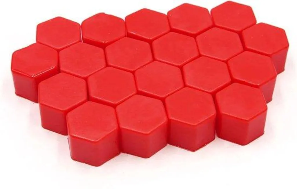 Anti-rayure jante voiture joints silicone rouges 19mm pack de 20