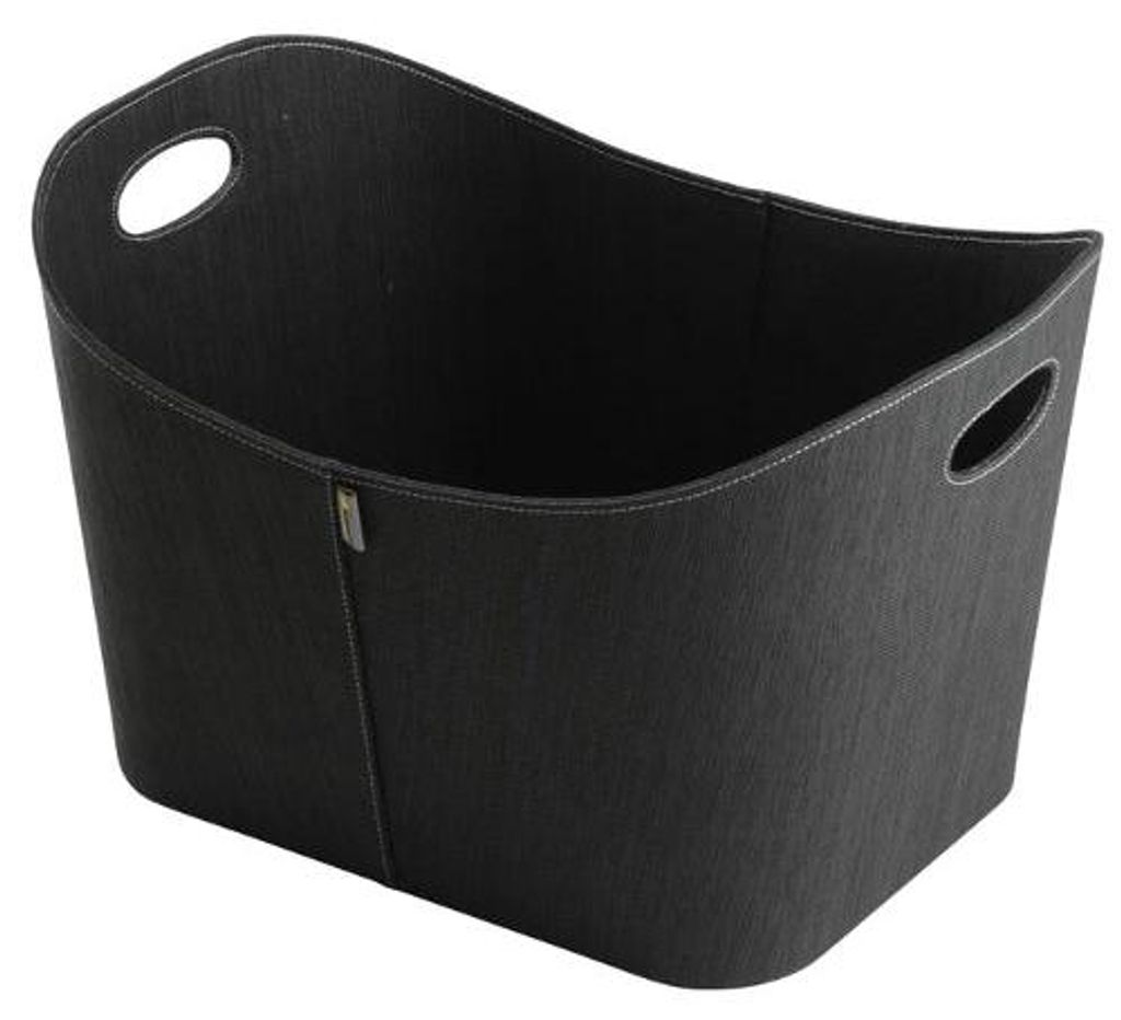 Aduro | Baseline Holzkorb aus PET | schwarz