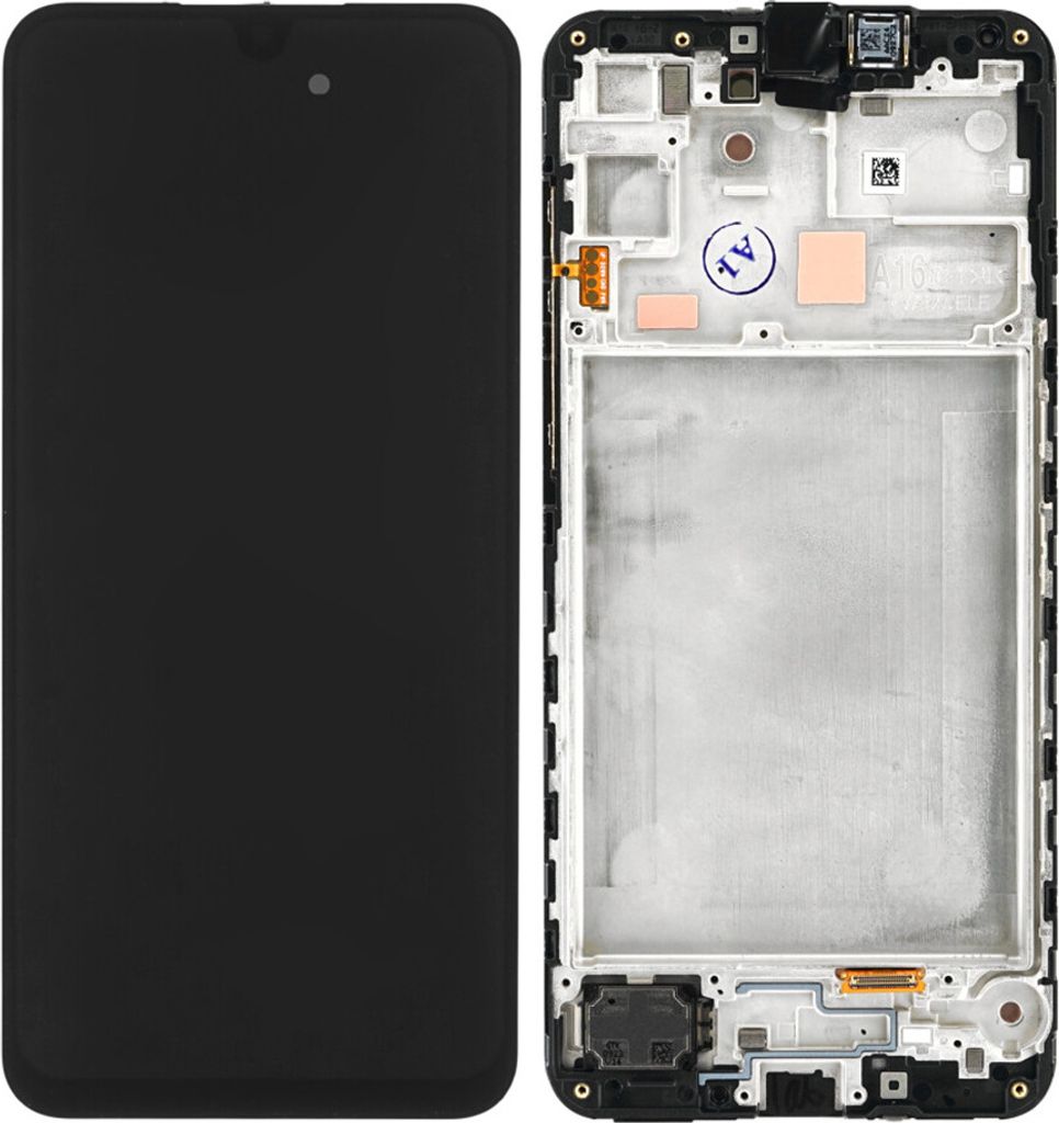 Original AMOLED Display Touchscreen Bildschirm Rahmen Schwarz für Samsung Galaxy A16 5G A166B & Werkzeug