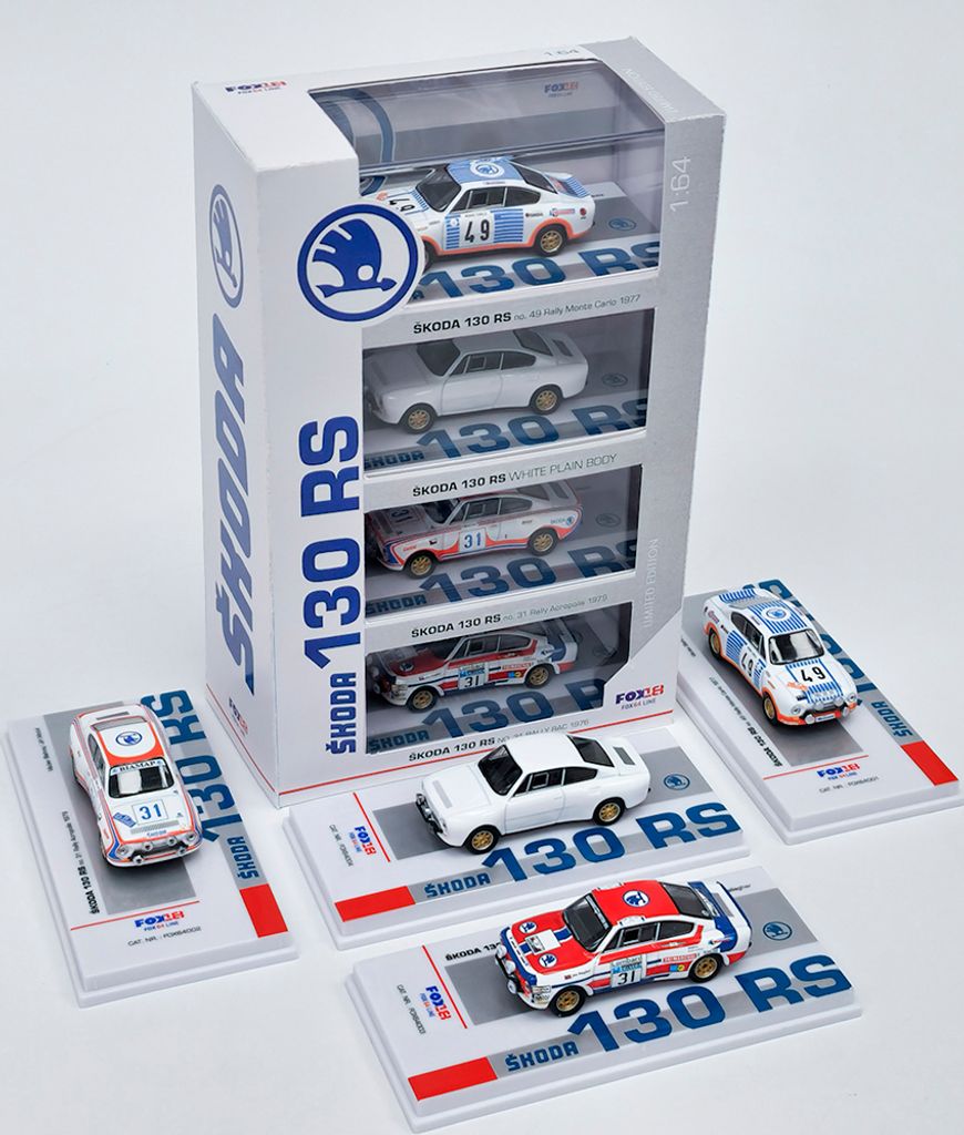 Skoda 130 RS set 1:64 FOX18 Image du produit 