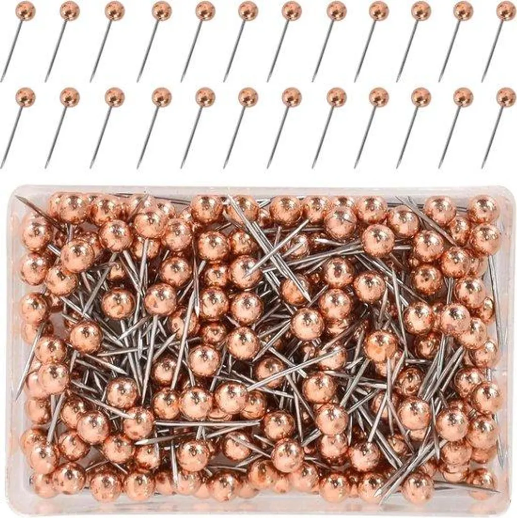 Épingles de Couture Inox Professionnelles - Lot de 200 Pièces 38mm