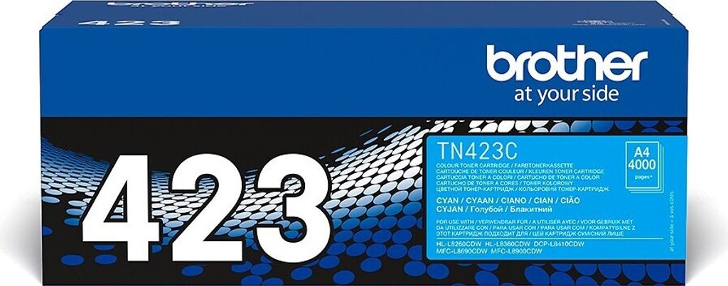 Brother TN423C - Jumbo Yield - Cyan - Original - Immagine del prodotto 