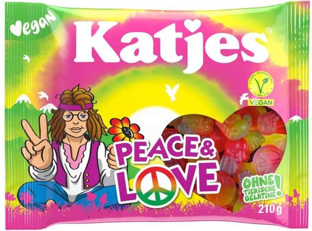 Katjes Peace & Love 210g Produktbild 