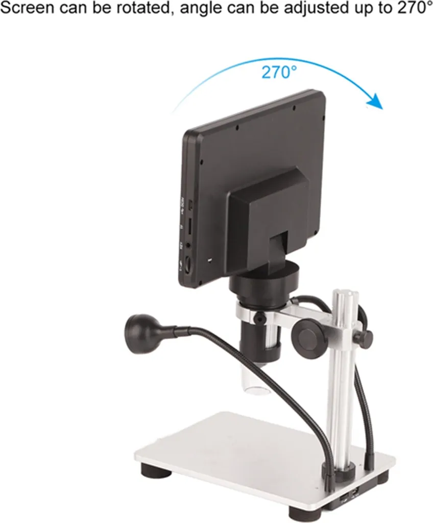 Microscope électrique pour soudure électronique et micro-réparation 7''