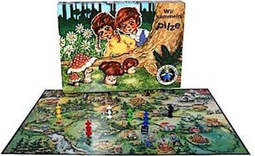 Spika Spiele 190049 - Wir sammeln Pilze (Retrospiel / Produktbild 