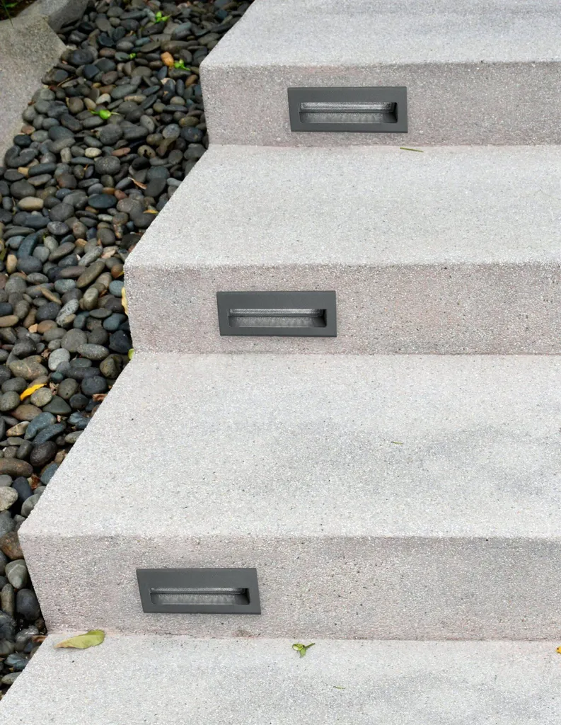 Éclairage de balisage escalier extérieur LED Nova Luce Krypton Gris - 4