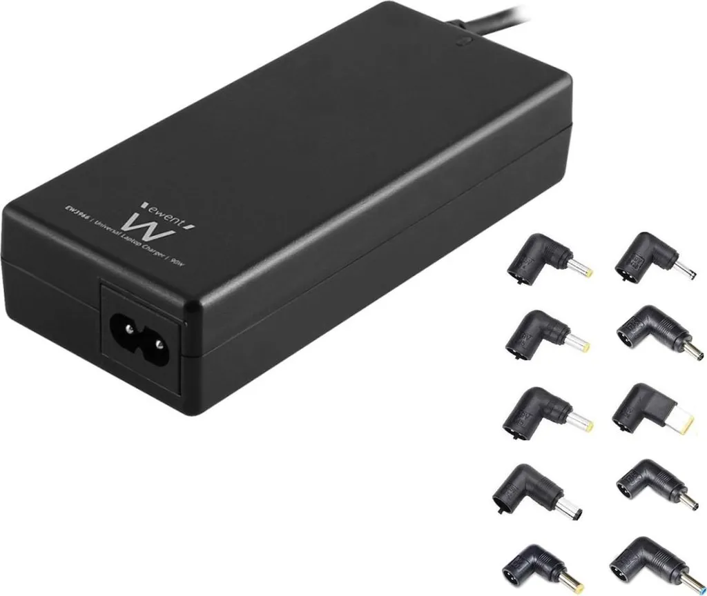 Adaptateur secteur universel 65W Ewent EW3965 noir pour PC portable