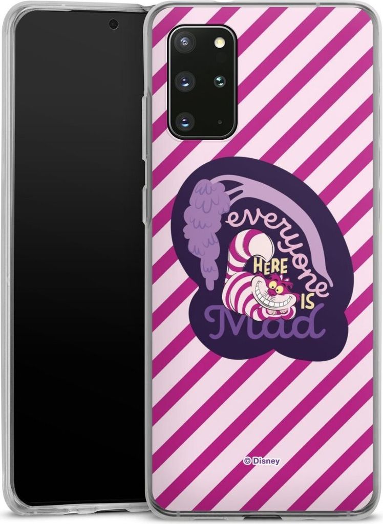 DeinDesign Handyhülle für Samsung Galaxy S20 Plus Silikon Hülle Case Smartphone Schutzhülle Alice im Wunderland Disney Grinsekatze