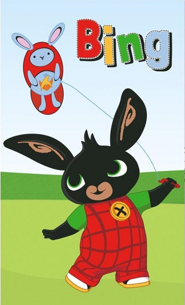 Babyhandtuch Bunny Bing Flying the Dragon 30x50 cm