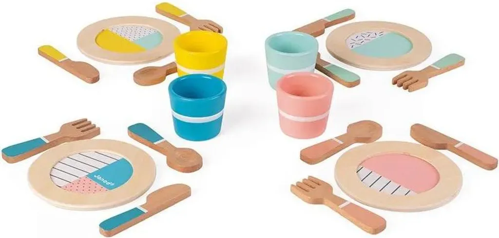 Janod Collezione Stoviglie in Legno: L'Eccellenza del Gioco Francese