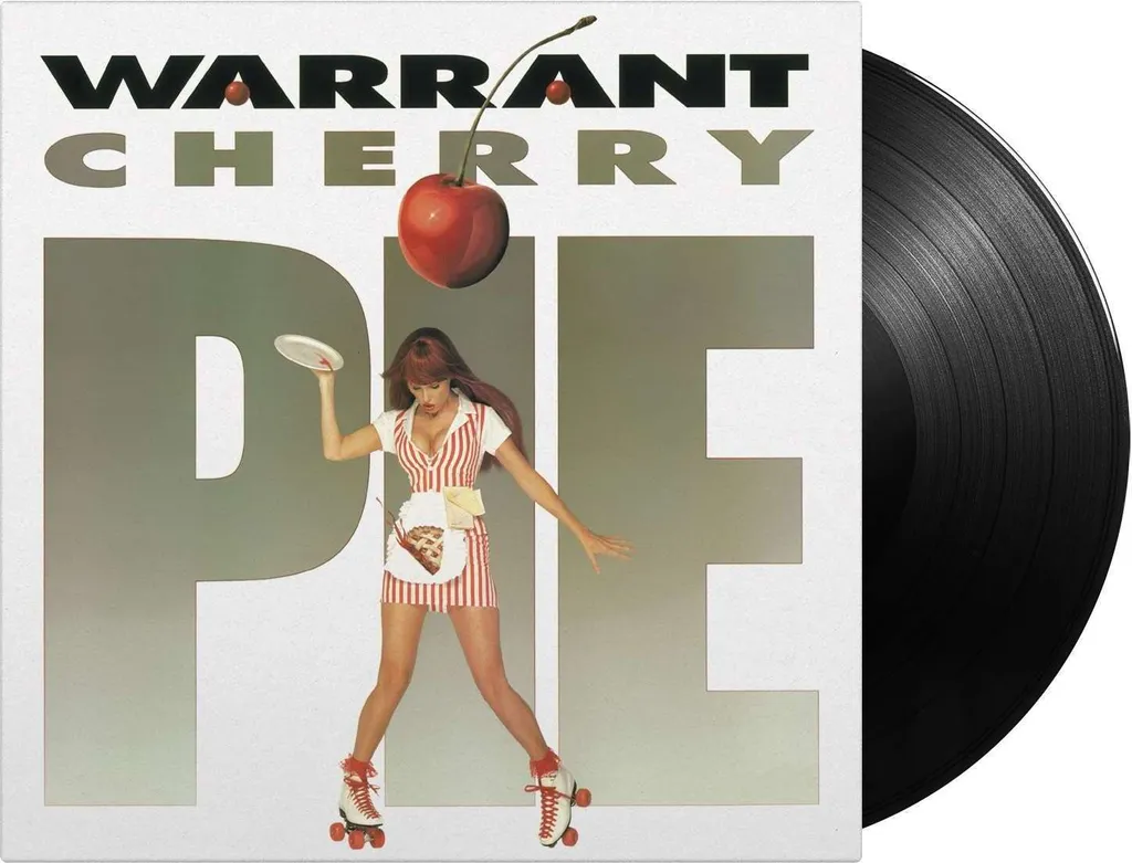 Vinyle Warrant Cherry Pie 180g LP sans distorsion audio rétro
