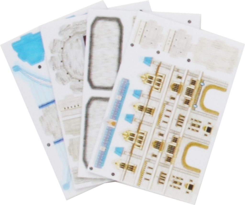 3D Puzzle Tower Bridge Model Card Kit (41x)