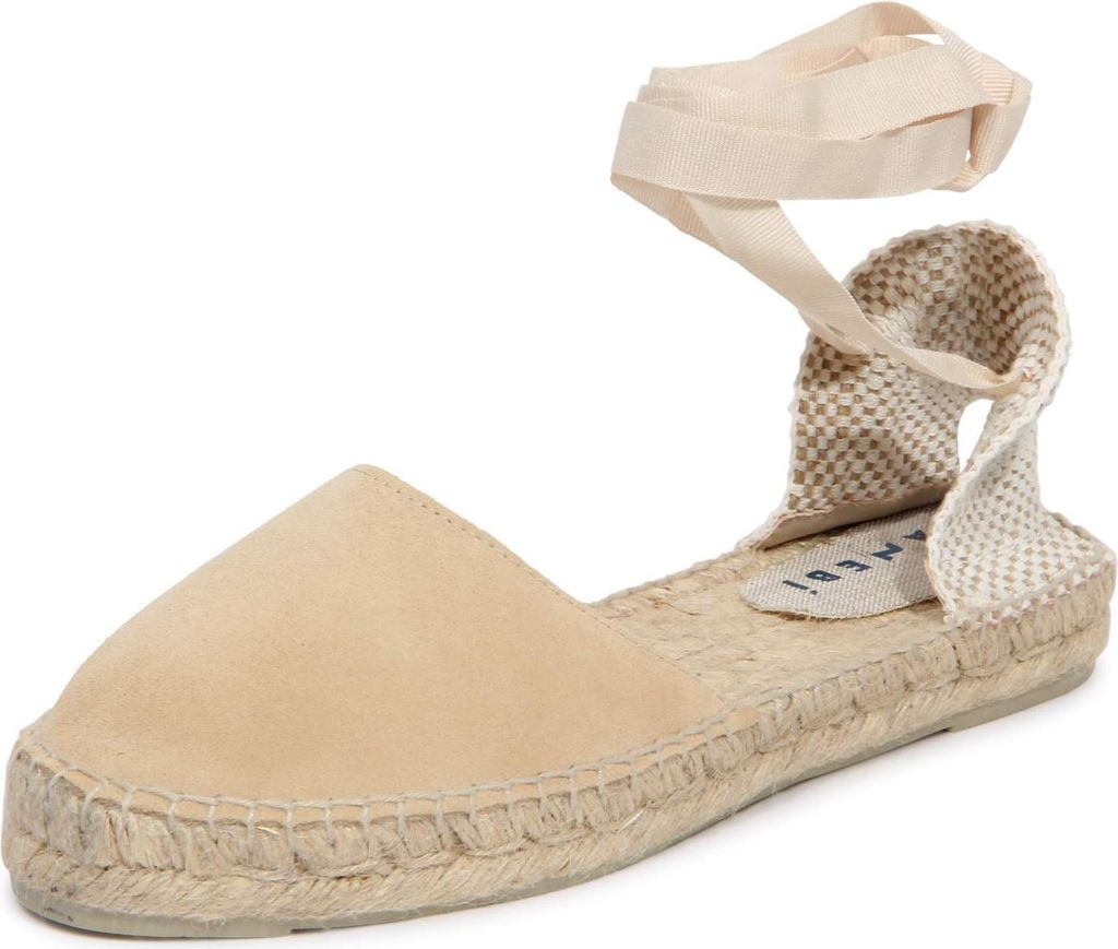 I5746 Espadrillas Donna Manebi Suede Flat Woman Sandal