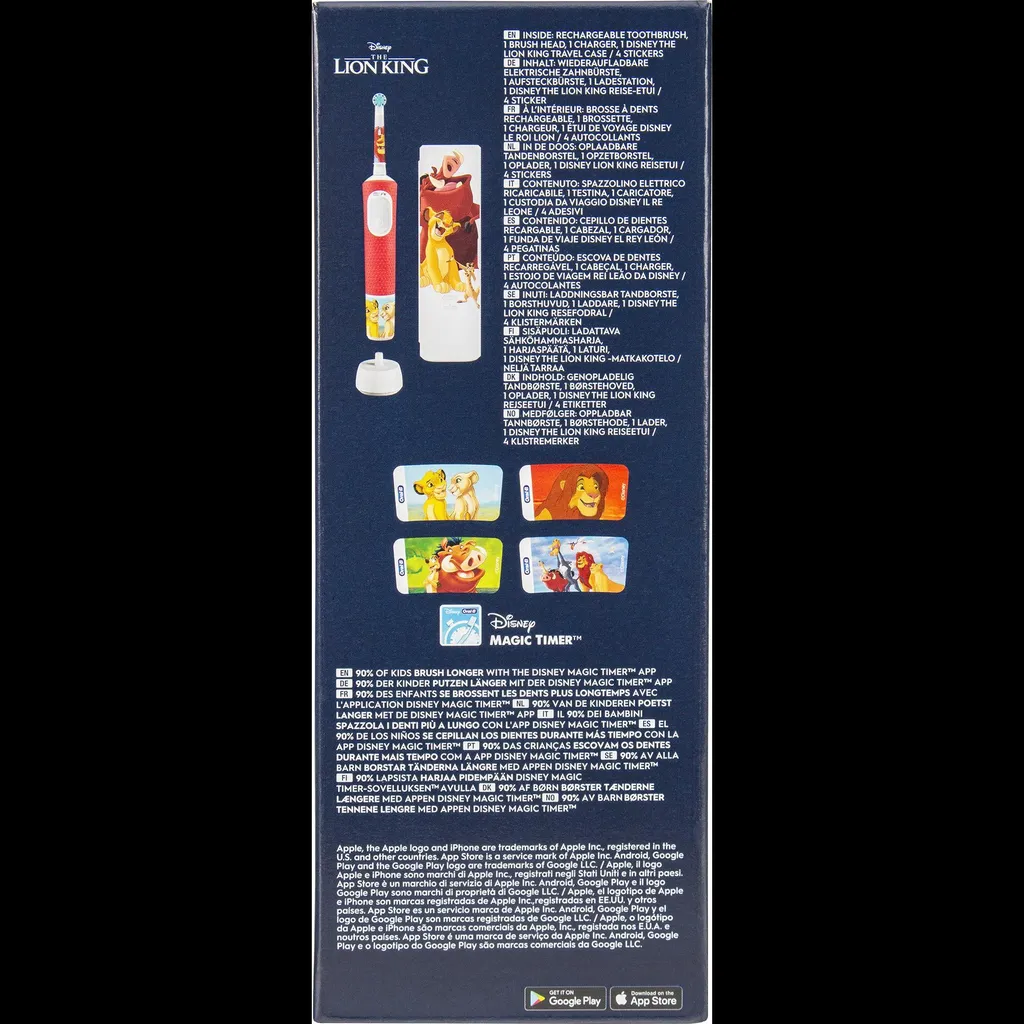 Oral-B Pro 103 Kids Lion King : Finissez-en avec la Corvée du Brossage
