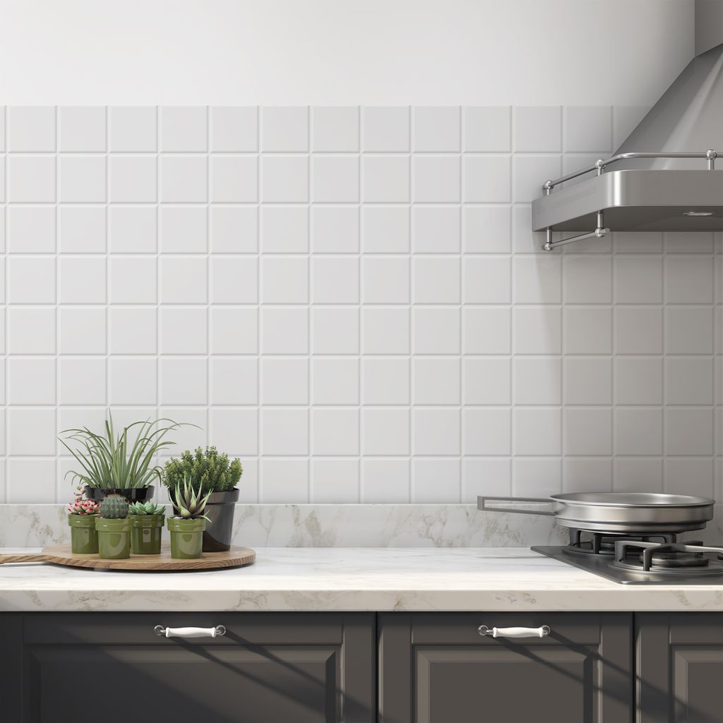 mootif21 Küchenrückwand selbstklebend Grau Fliesenspiegel Folie
