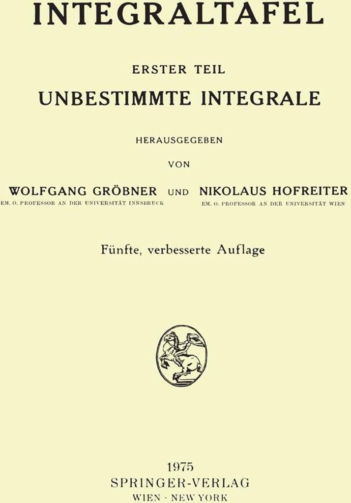 Integraltafel