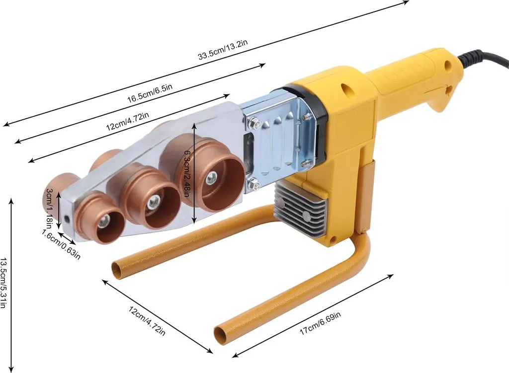 Machine à souder les tubes pour installation plomberie et chauffage