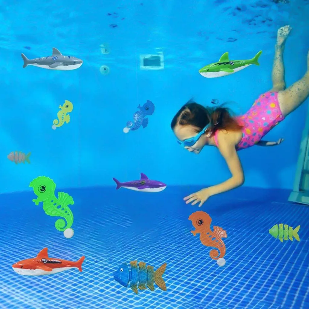 Pack animation piscine pour enfants - 29 jouets sous-marins et jeux