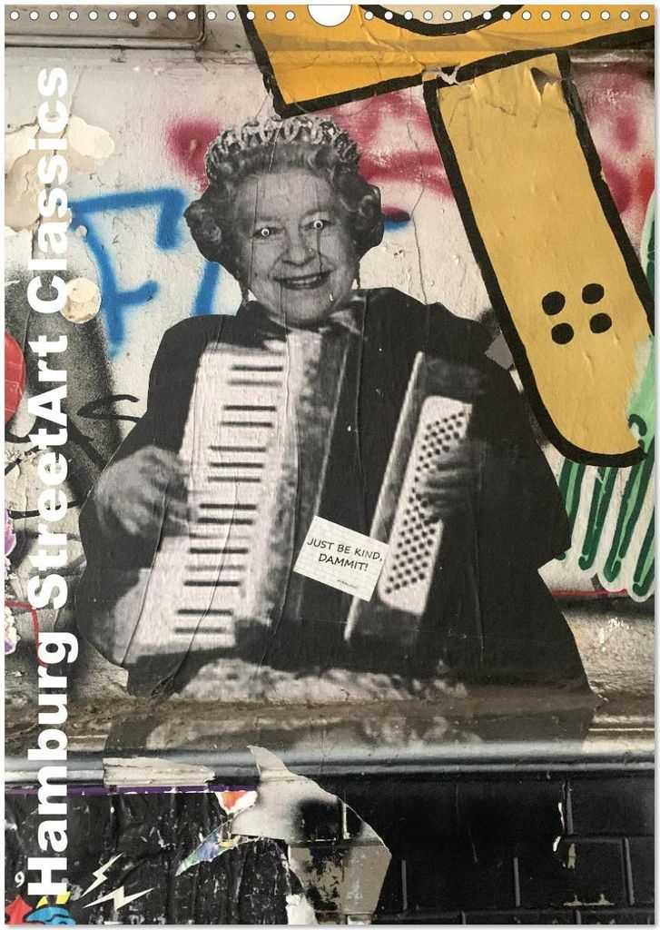 Hamburg StreetArt Classics (Wandkalender 2026 DIN A3 hoch), CALVENDO Monatskalender