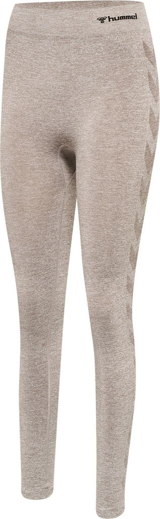 HUMMEL hmlCI SEAMLESS MID WAIST TIGHTS, DRIFTWOOD MELANGE, L