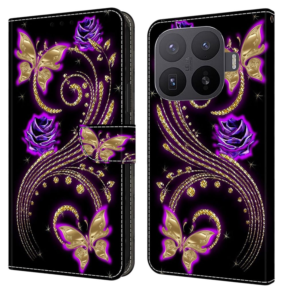Custodia libro in ecopelle per Xiaomi 17T Pro, con Immagine del prodotto 