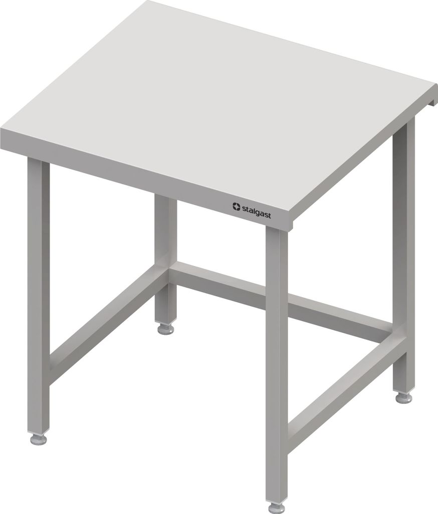 Kassenstation 800x750x880 mm Edelstahlarbeitsplatte