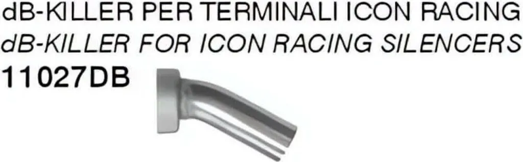 Chicane Amovible Db-Killer ARROW Icon Racing - Réducteur de Bruit Moto