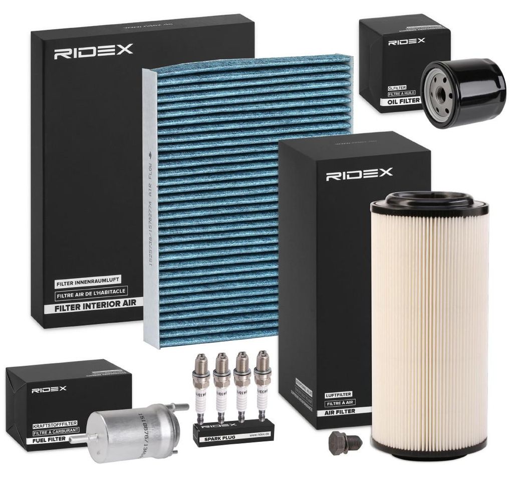 RIDEX Inspektionspaket Filterset für AUDI A2 (8Z0)