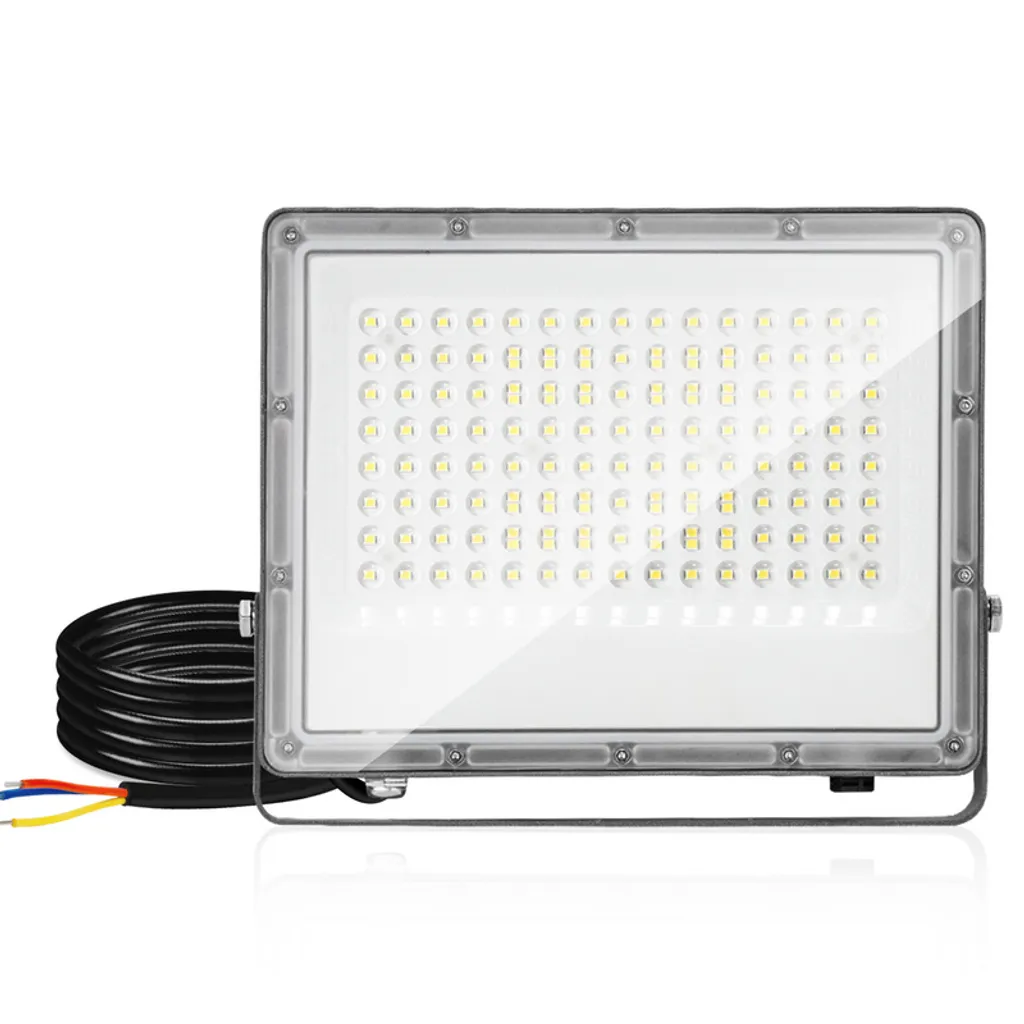 Faro LED 100W per Sicurezza Esterna - Luce Bianca Fredda 100W IP65