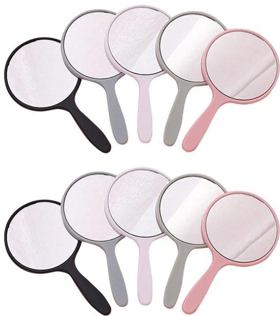 Miroir Maquillage Incassable en Voyage : Lot de 10 Petits Miroirs Ronds
