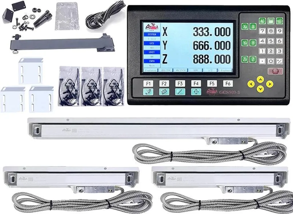 Visualisation Numérique LCD pour Fraiseuse et Tour GCS909-3 3 Axes