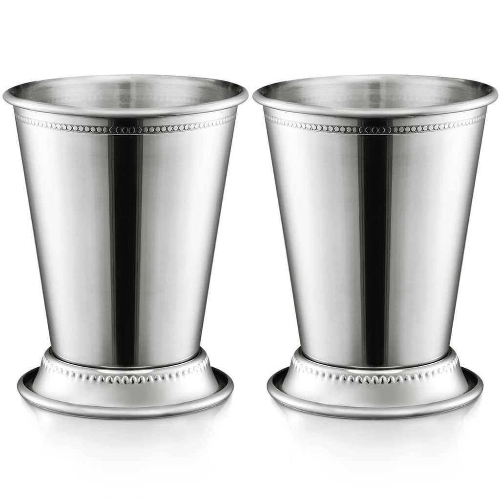 2er Set Edelstahl Cocktailbecher 12oz – Klassische Mint Produktbild 