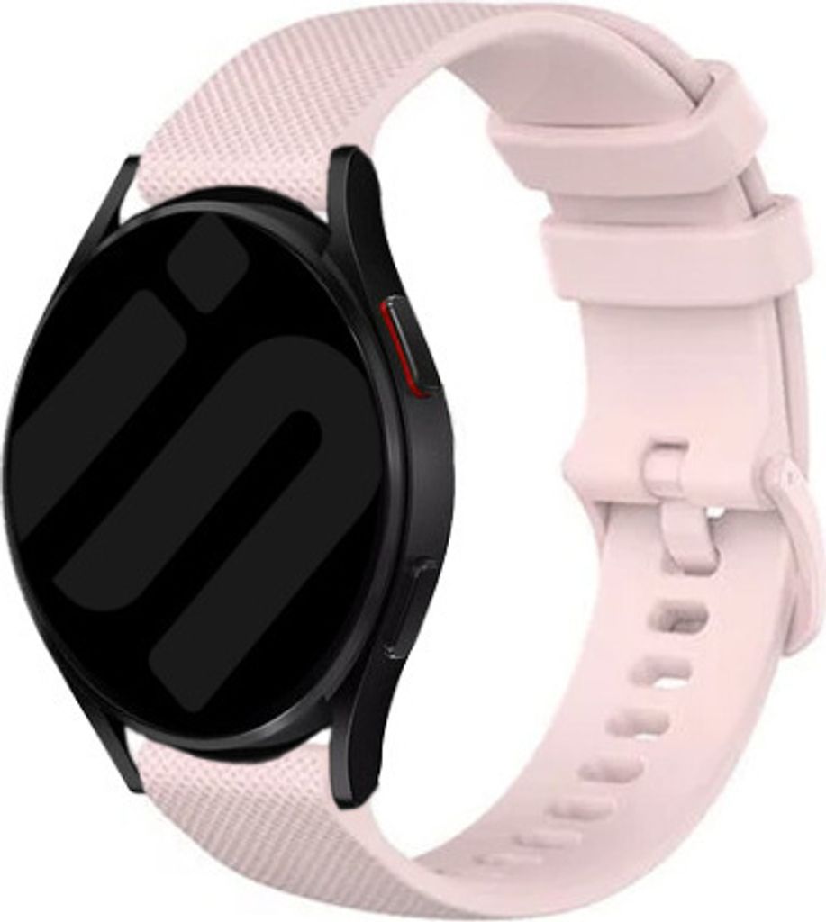 Strap-it Samsung Galaxy Watch 6 Classic 47mm Premium Silikon Armband (Rosa)