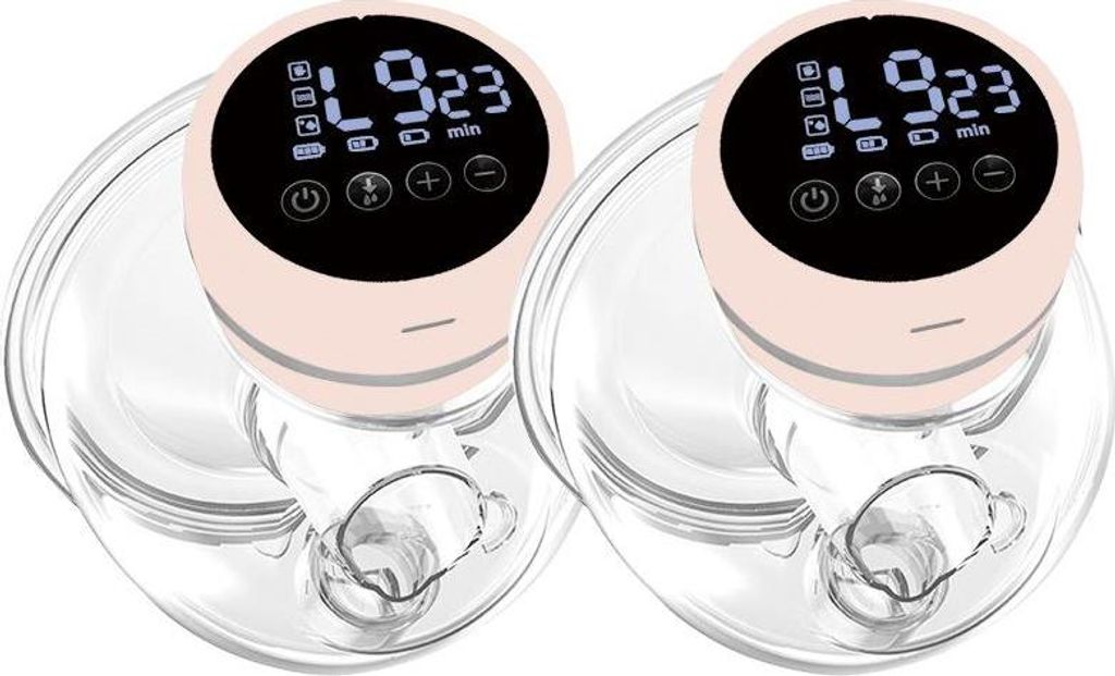 Tragbare Milchpumpen 2er Set – Freihändig, 3 Modi & 12 Produktbild 