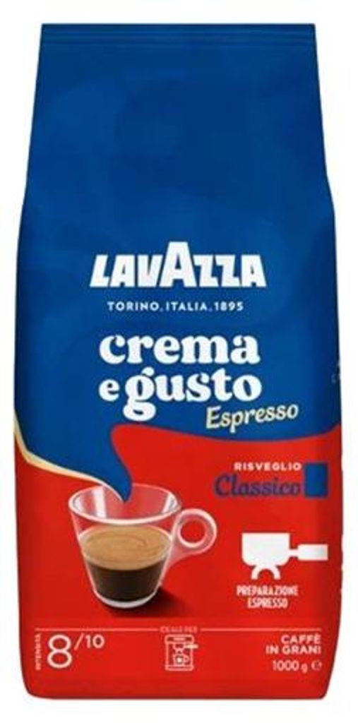 Lavazza Crema e Gusto Espresso Classico – Kaffeebohnen 1kg Produktbild 