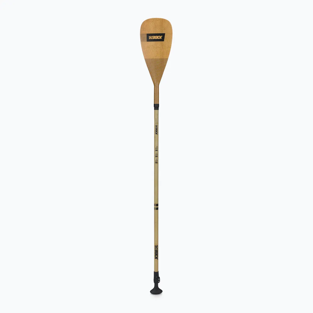 Pagaie SUP télescopique Jobe Bamboo Classic finition dorée 180-220cm