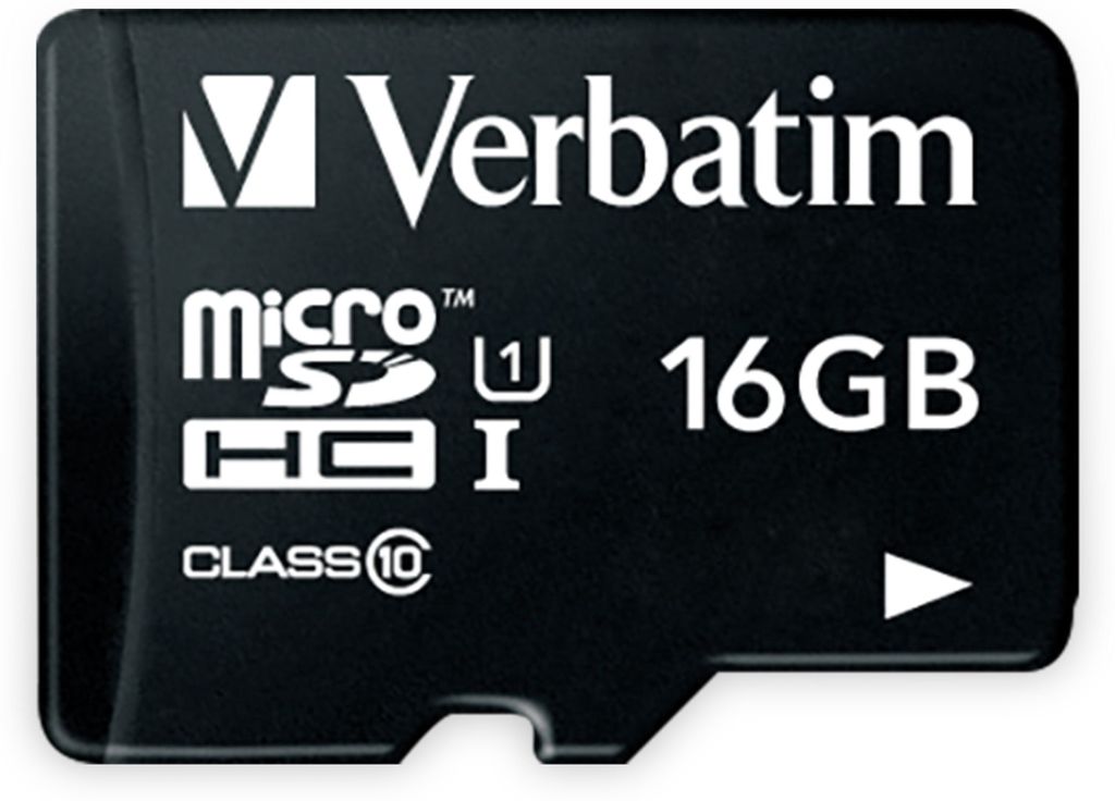Verbatim Micro SDHC 16 GB, 16384 MB, Micro Secure Digital Obrázok produktu 