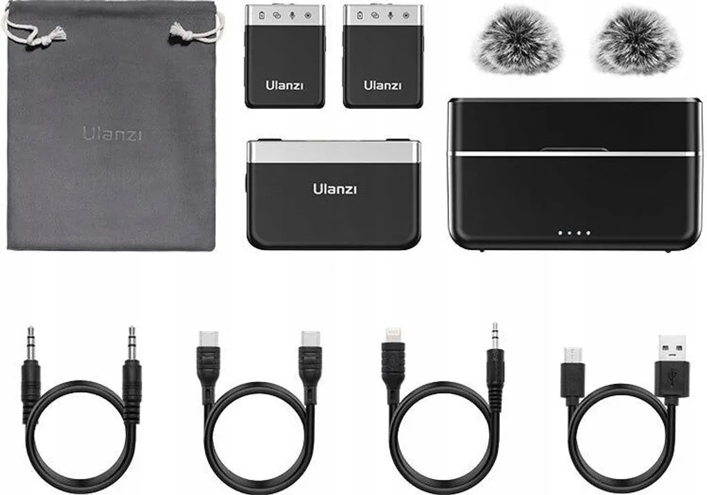 Microphone Cravate sans Fil Double Canal pour Smartphone et Caméra - 2