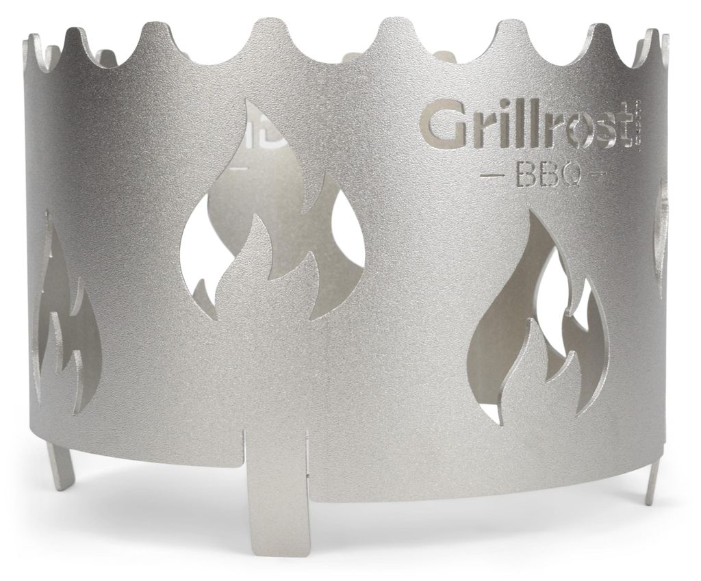 Edelstahl Wokaufsatz | Krone für alle Feuerplatten mit 20cm Produktbild 