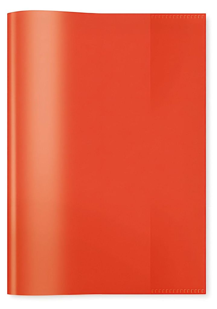HERMA Heftschoner DIN A5 aus PP transparent rot Produktbild 