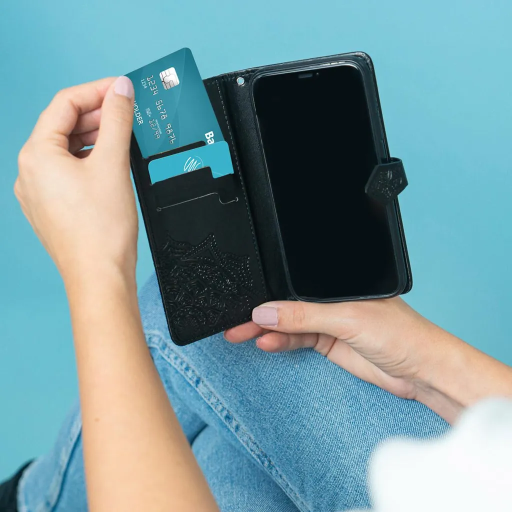 imoshion Custodia a libro Mandala Fairphone 5 - Nero - 5
