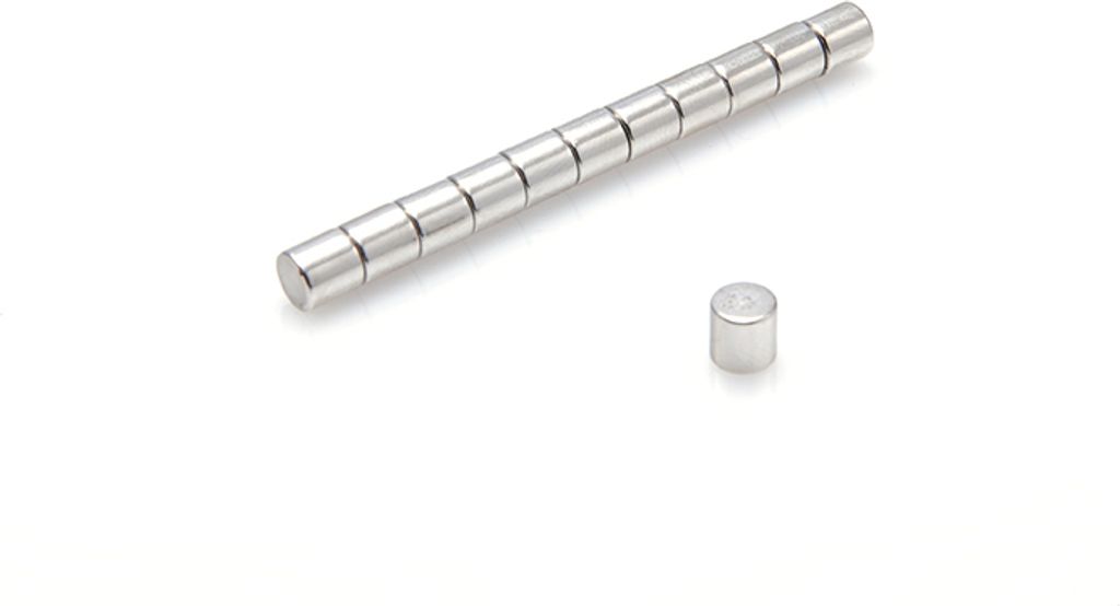 Neodym-Magnete zylindrisch 5 x 5 mm 50 Stück N38