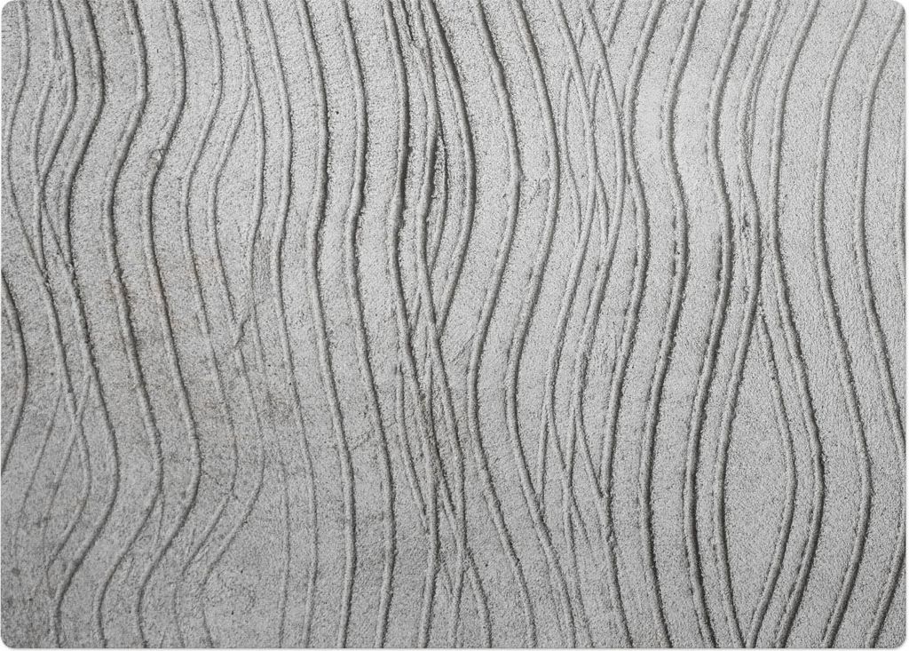 Wellen Im Sand – Bodenschutzmatte – Rutschfest – Schutzmatte für Büro – Vinylmatte – Stuhlunterlage – 140 x 100 cm