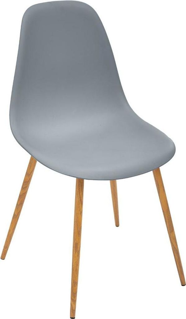 Chaise Salle Manger Taho Grise Confort Moderne, Design Image du produit 