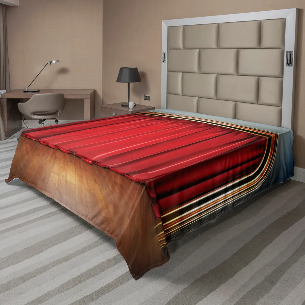 Drap plat ABAKUHAUS Show Stage Rideaux et Parquet Classique 266x260 cm