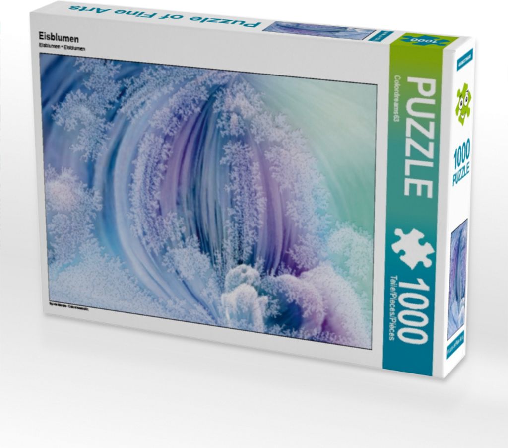 Calvendo Eisblumen 1000 Teile Puzzle quer 640x480mm, CALVENDO; 7357902